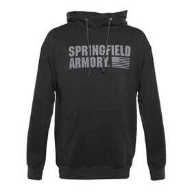 Springfield Armory Flag Hoodie in Charcoal Grey